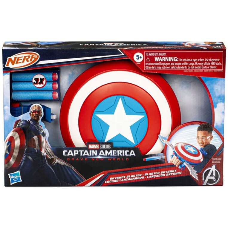 Captain America: Brave New World - Nerf Skyshot Blaster - F9302