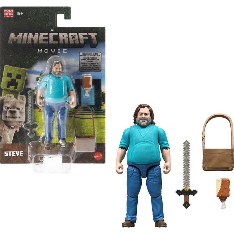 Minecraft Movie Φιγούρα Steve 10cm - JFR57