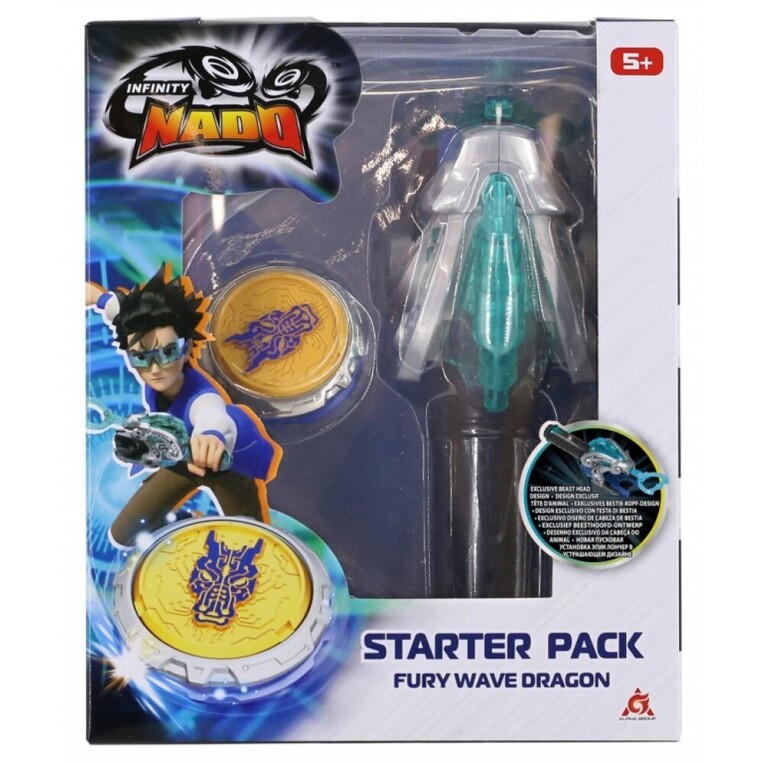 Infinity Nado Series Vi Starter Pack Fury Wave Dragon - 654111