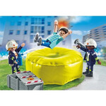 Playmobil Action Heroes Πυροσβέστες Με Στρώμα Διάσωσης - 71465