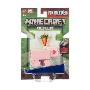 Minecraft: Redstone Charged - Pig 8cm Figure - JJR96