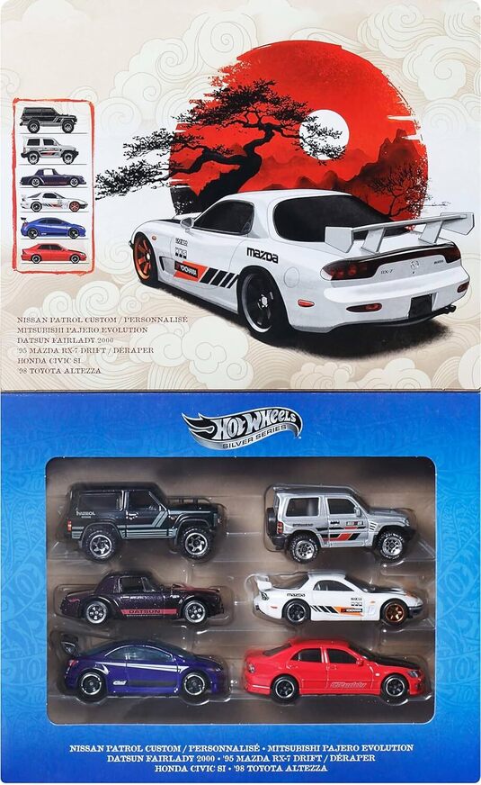 Hot Wheels: 1:64 Thematic - Streets of Japan Set of 6 - JLB23