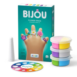 Hey Clay Bijou Flower Rings 3 Cans - 440065