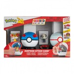 Pokemon - Surprise Attack Poke Ball Battle Game - Fenneken & Pancham - PKW4184