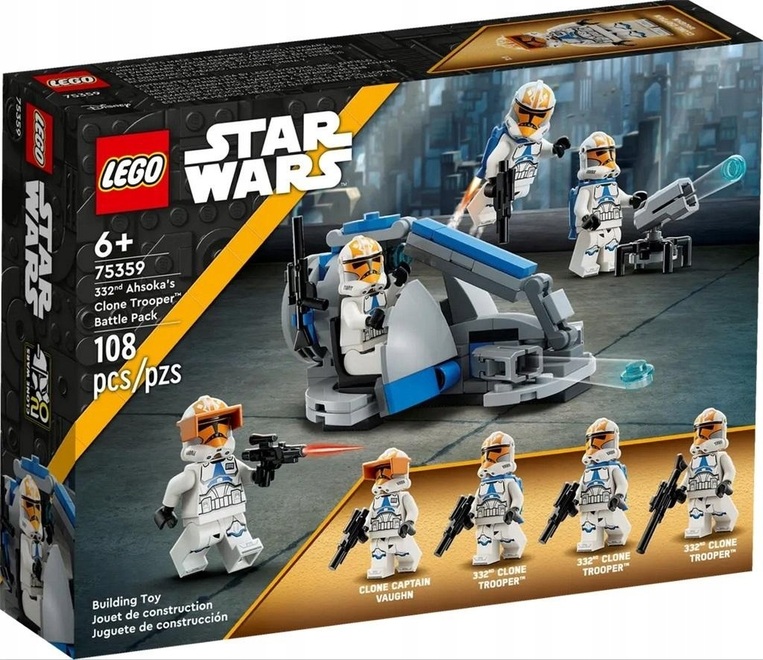 LEGO Star Wars Πακέτο Μάχης Στρατιωτών Κλώνων Της Ασόκα Του 332Ου Λόχου - 75359