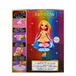 Kούκλα Raibow High Set Watercolor & Create Tie Dye (Καφέ Μάτια) - 507598EUC