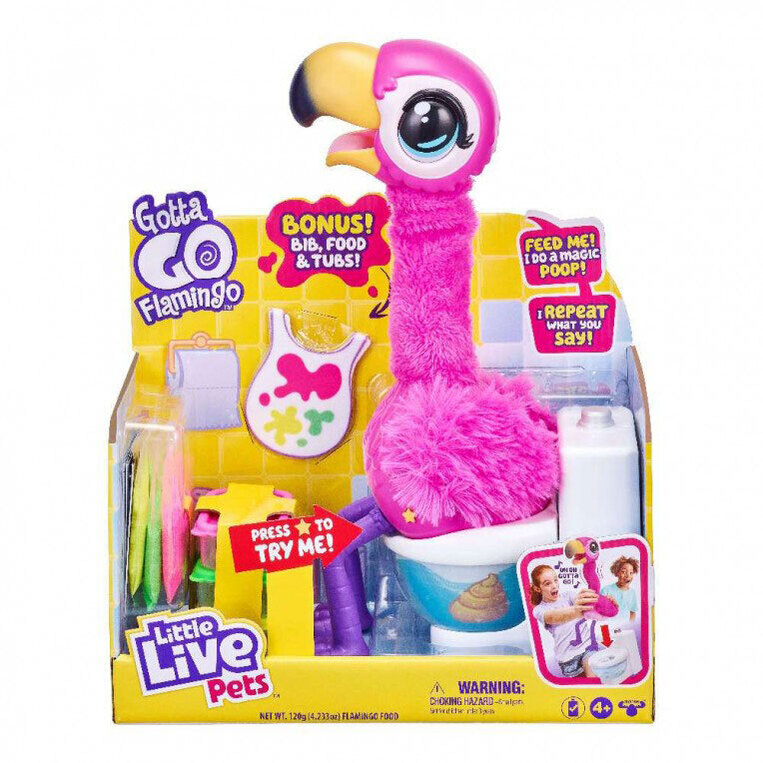 Little Live Pets Gotta Go Bingo Flamingo Ηλεκτρονικό Pet - LPG03000