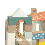 Classic World Wooden Marble Run Construction Set 62pcs - C20211