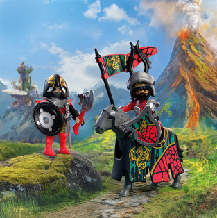 Playmobil Knights Αρχηγός Ιπποτών Δράκων και Πολεμιστής - 72118