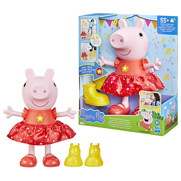 Παιχνιδολαμπάδα Peppa Pig Peppas Muddy Puddles Party - F8873L
