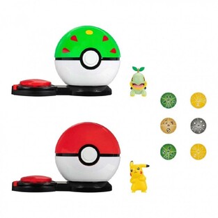 Pokemon Surprise Attack Poke Ball Game with 2 Figures Turtwig & Pikachu - PKW4183 