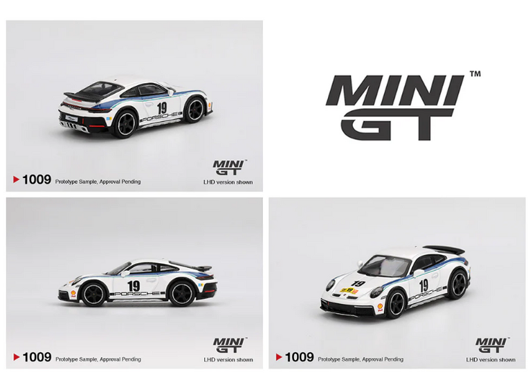Mini GT 1:64 Porsche 911 Dakar Rally 1974 – White - MGT01009BL