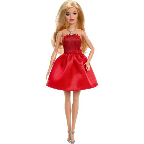 Barbie Κόκκινο Φόρεμα - 80 Χρόνια Mattel - JGD25