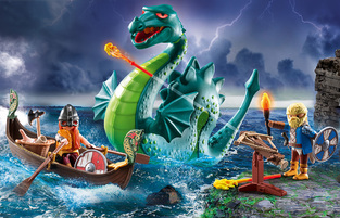 Playmobil Πολεμιστές Βίκινγκς Και Θαλάσσιο Τέρας - 71830