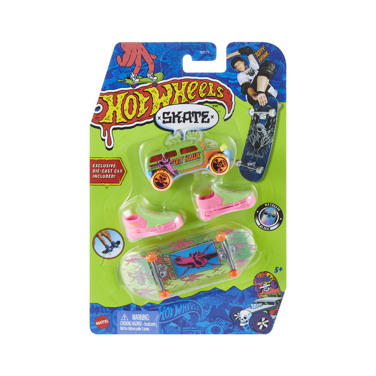 Hot Wheels Skate - Rockster Howlan Tony Hawk Fingerboard Set - HNG65