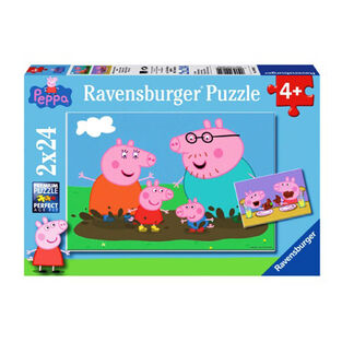 Ravensburger Puzzle 2x24 Tμχ Peppa Το Γουρουνάκι - 05-09082