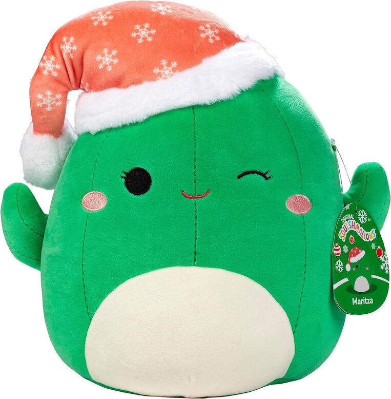 Squishmallows Λούτρινο Christhmas 13εκ - Maritza The Cactus - SQXM00591
