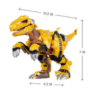 Armorsaurs: Armor-Up Dinosaur - Yellow Raptor - 552284EUC