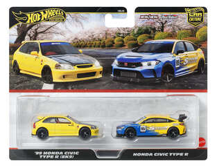 Hot Wheels Car Culture 99 Honda Civic Type R (EK9) & Honda Civic Type R - JBL00