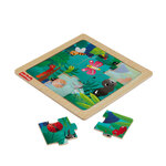 Fisher Price Μίνι Ξύλινο Παζλ Jungle - HXV19