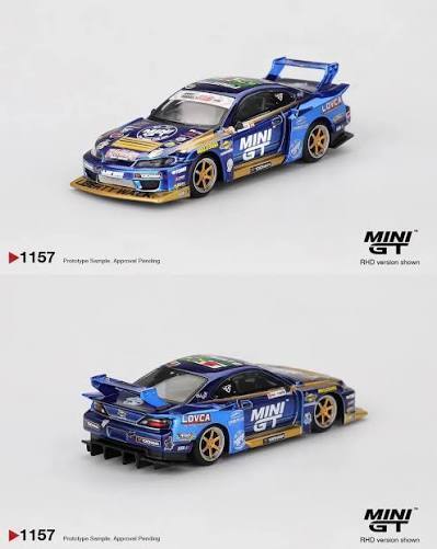 Mini GT 1:64 Nissan Silvia (S15) #555 LB-Super Silhouette - MGT01157-R