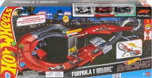 Hot Wheels Racing Formula 1 Downhill Circuit Race Track Set -  JMC90