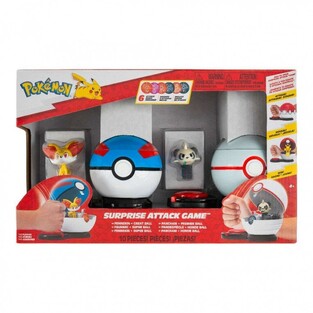 Pokemon - Surprise Attack Poke Ball Battle Game - Fenneken & Pancham - PKW4184