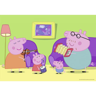 Ravensburger Παζλ 2x12 τμχ Peppa Pig - 05-07596