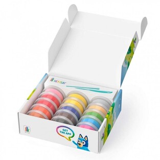 Hey Clay Bluey & Friends Character Set Mε 15 Βαζάκια Πηλό - 440080