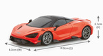 Τηλεκατευθυνόμενο Όχημα Mclaren 765lt 2 Σχέδια - 1 Τεμάχιο - 29924M