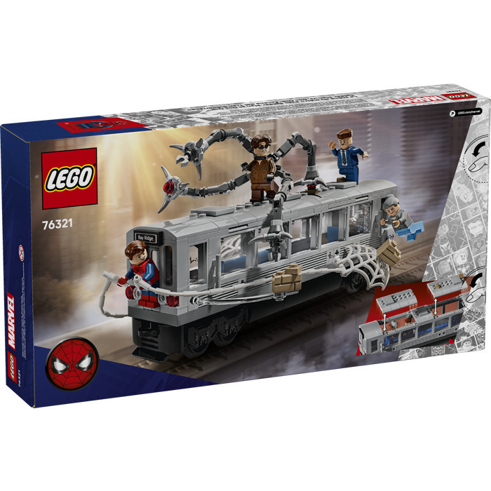 LEGO Marvel Spider-Man vs. Doc Ock Subway Train Scene - 76321 