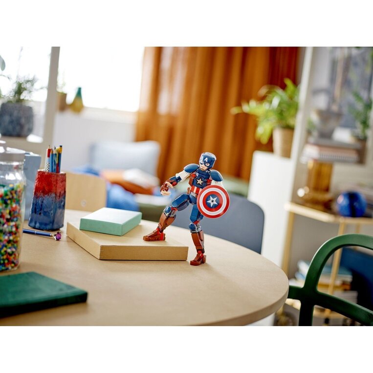 Captain America Constuction Figure 