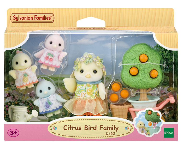Sylvanian Families Citrus Bird Family - SF5860