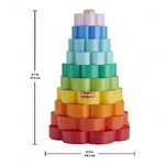 Fisher-Price Ξύλινη Πυραμίδα Κρίκων - HXT77