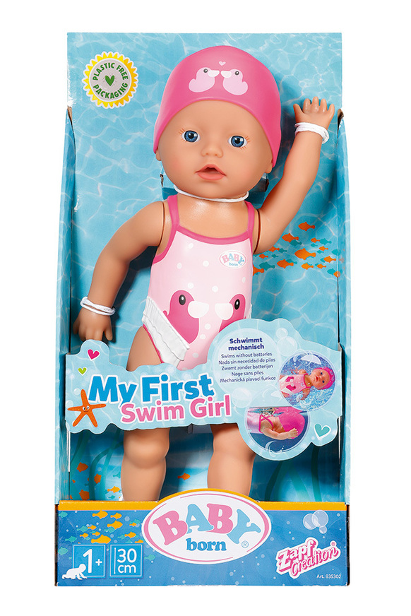 Baby Born Κούκλα Κολυμβήτρια 30Cm  - 835302-116222