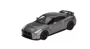 Mini GT Nissan GT-R Nismo R35 CRS Version Dark Metal Gray - MGT01089RHD