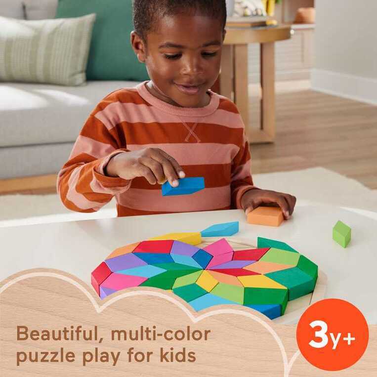 Fisher Price Ξύλινο Παζλ Mandala 41τμχ - HXT94