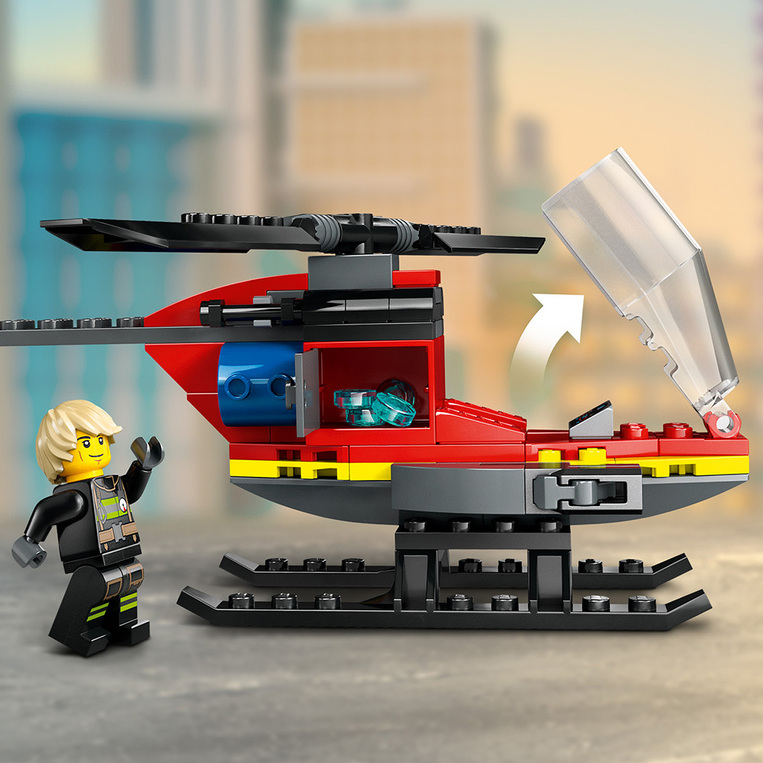 Lego City Fire Rescue Helicopter - 60411