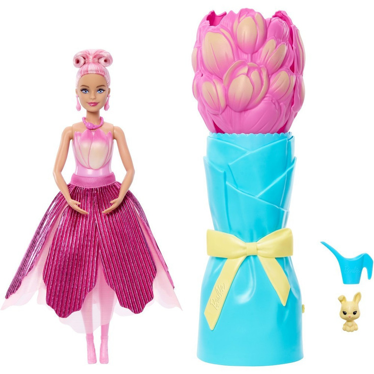 Παιχνιδολαμπάδα Barbie Petal Pop Ροζ Τουλίπα - JMF57L