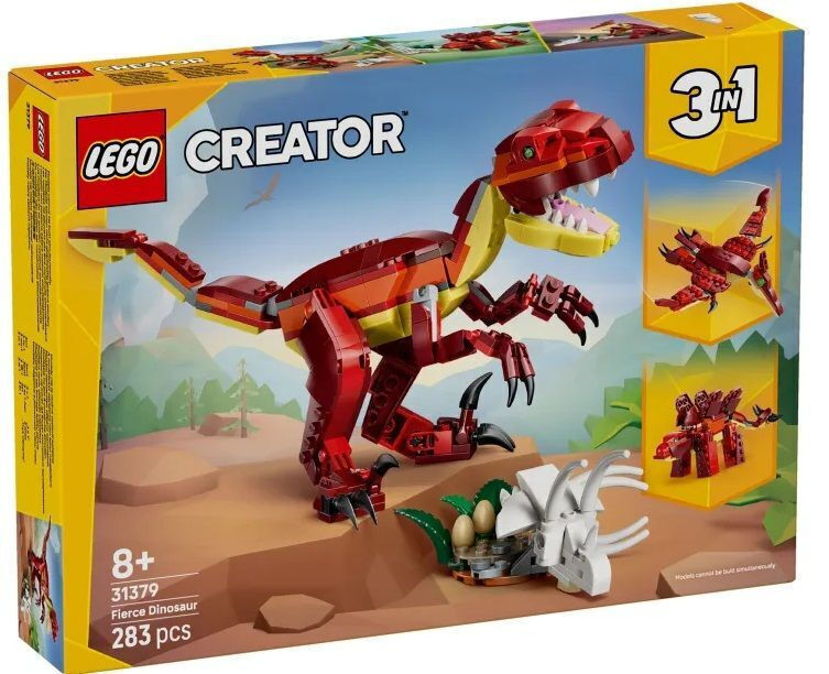LEGO Creator 3 in 1 Fierce Dinosaur - 31379