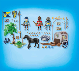 Playmobil Novelmore Ληστεία Εμπορικής Άμαξας - 71484