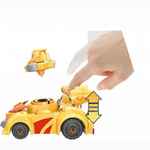 Super Wings Super Pet Free Wheel Vehicle - Spinning Golden Boy & Vehicle - 770331