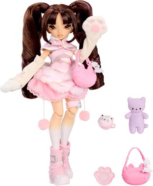 Mirror Me Akiko Kittyama Fashion Doll With Accessories - 253488EUC 