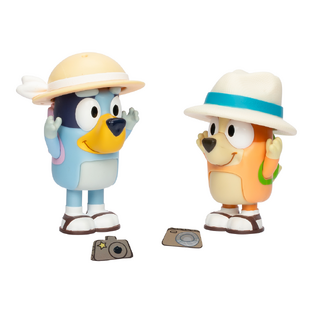 Bluey Φιγούρες 2 Pack - On Holiday - Διάφορα Σχέδια - BLY17651