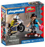 Playmobil City Action Αστυνομική Καταδίωξη Με Μοτοσικλέτα - 72079