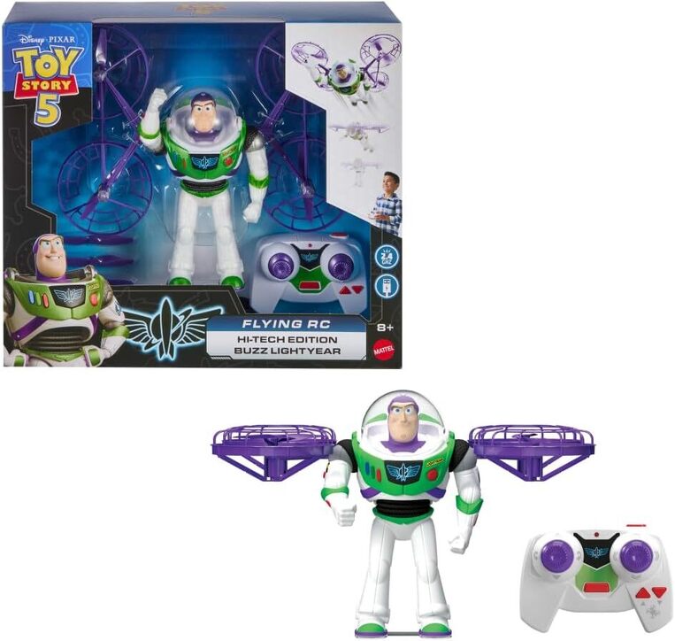 Toy Story 5 Flying RC Hi-Tech Edition Buzz Lightyear Action Figure - JKV53