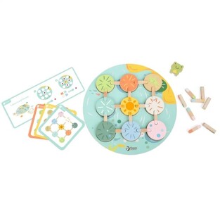 Classic World Ξύλινο Παιχνίδι Λογικής Νούφαρο - C20256