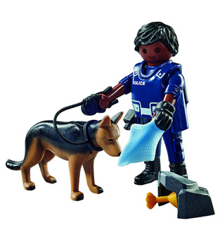 Playmobil Special Plus Αστυνομικός Με Σκύλο-Ανιχνευτή - 71162