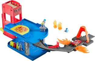 Cars Playset With Lightning McQueen & Guido - JMT59