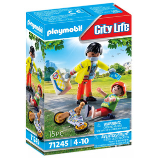 Playmobil City Life Διασώστης Και Παιδάκι - 71245